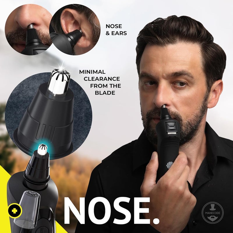 MANECODE ® 7-in-1 Electric Razor for Men - Shaver with Floating 8 Contouring Technology® and IQ Cleaning Sensor® - Image 2